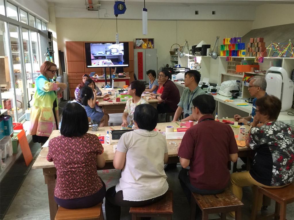 Gayle Teaching during Staff Makers workshop