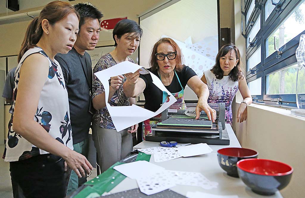Gayle with Teachers at HCI + NYGH Education Conference