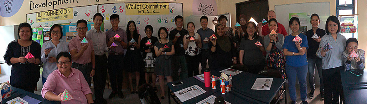HCI + NYGH Education Conference : Teachers with final projects at Maker workshop